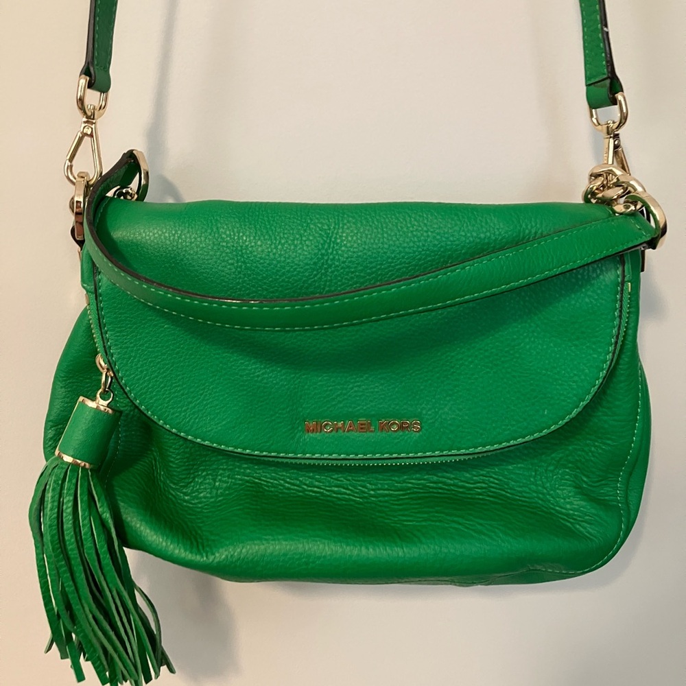 Michael Kors Vibrant Green Crossbody Bag
